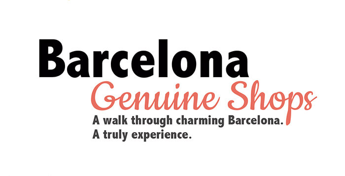 logo barcelona turisme genuine shops
